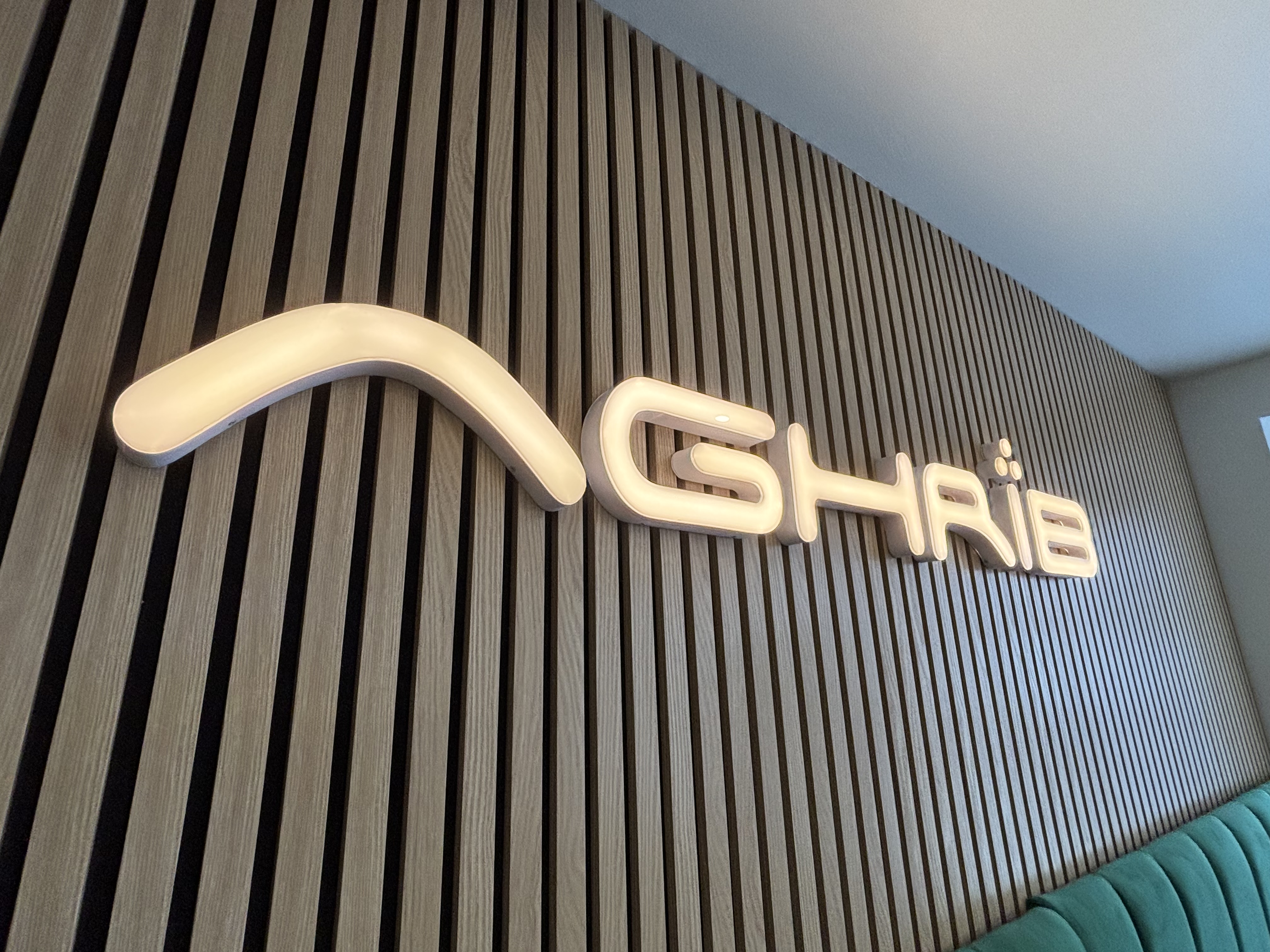Logo 3D lumineux led
