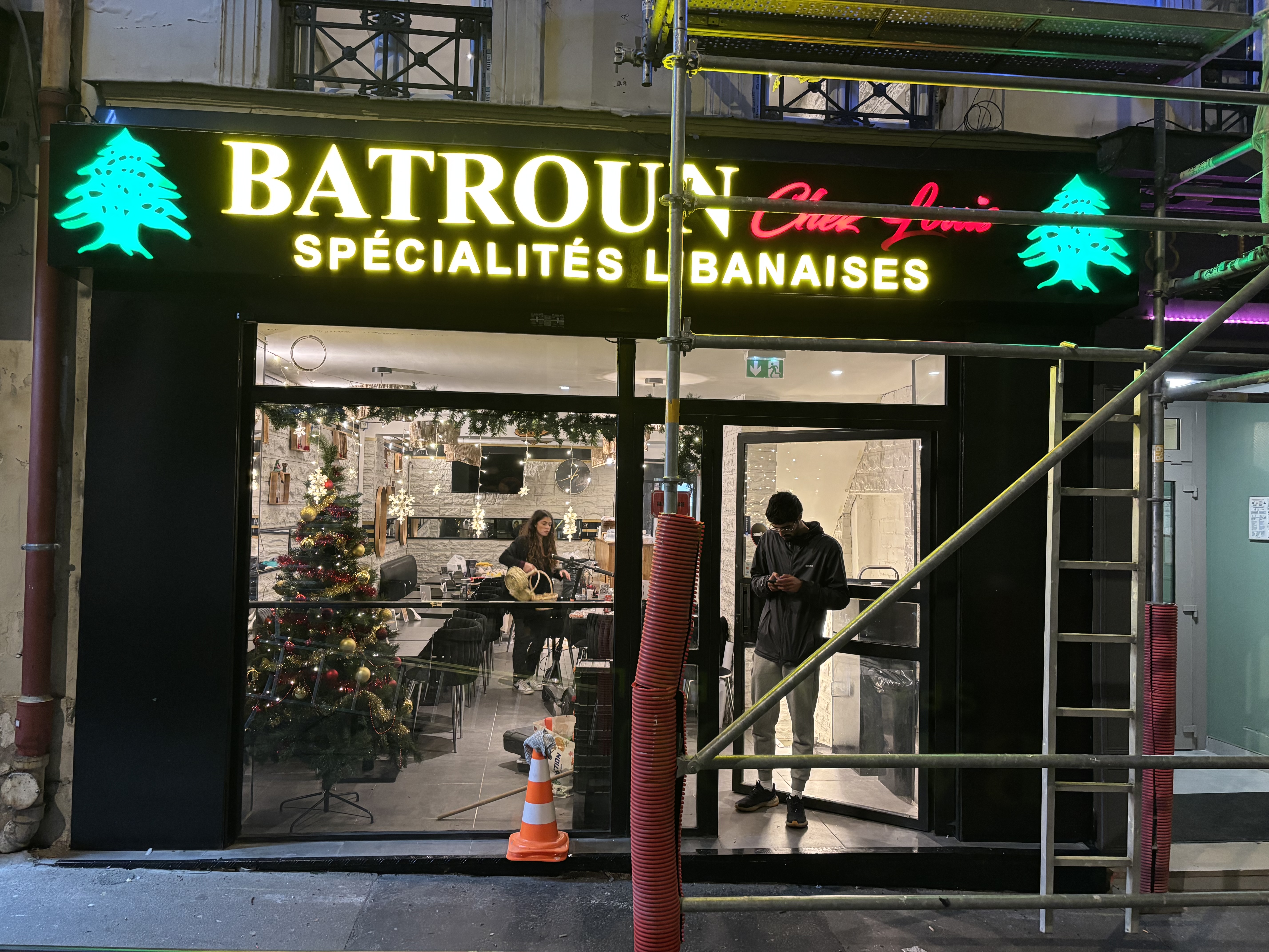 Enseigne lettres pvc led