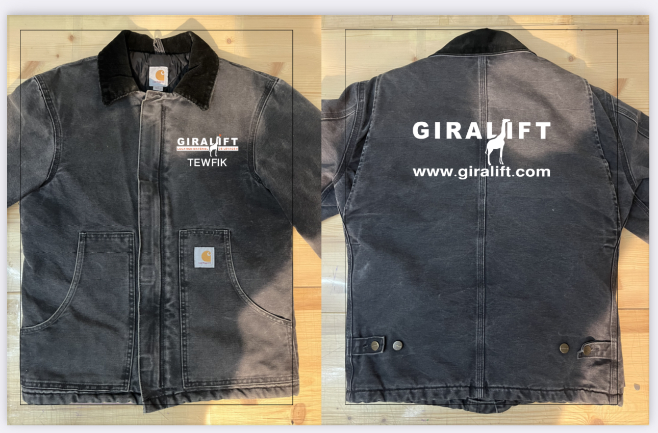 Logo sur veste